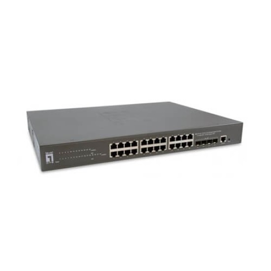 LevelOne GTP-2871 28-Port  POE Managed Gigabit Switch