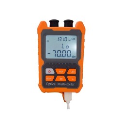 Fiber Optic Cable Tester Portable Optical Power Meter (OPM&VFL) with Laser