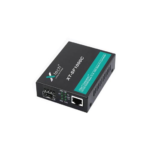 XTECH XT-SF1000C Case 1xSFP Slot Media Converter