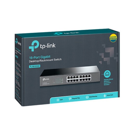 TP-Link TL-SG1016D 16-Port Gigabit Rackmount Switch