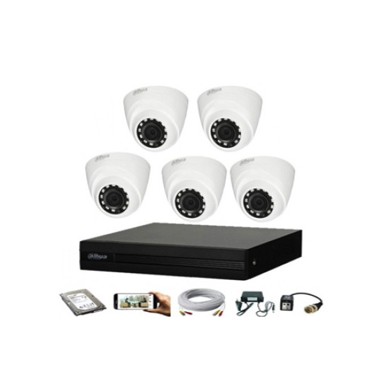 Dahua 5 Unit CC Camera Package