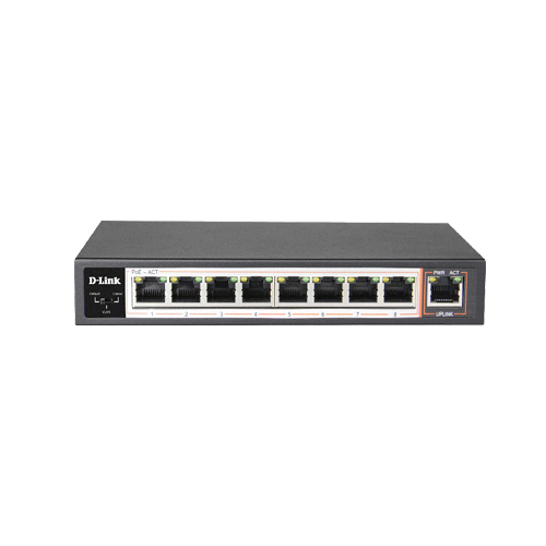 D-Link DES-F1009P-E 8 Port PoE Switch