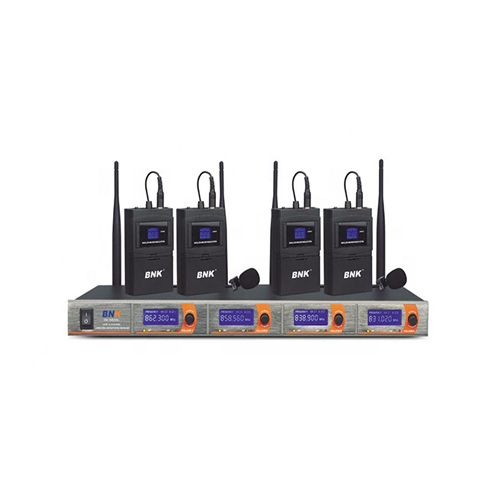BNK BK5555L Professional 4-Channels Cordless Wireless Microphone