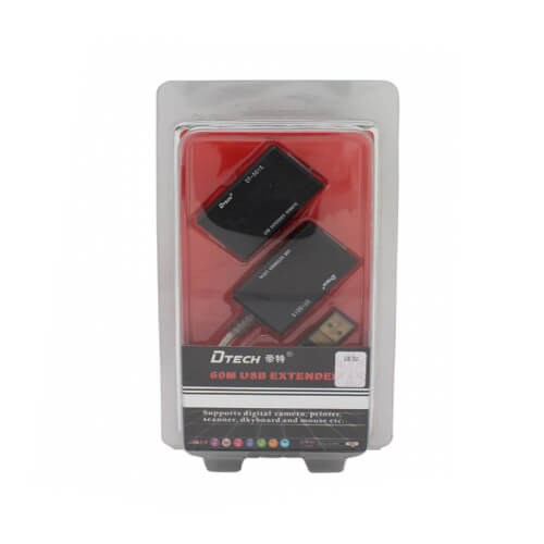 DTECH DT-5015 USB 2.0 60M Extender By Lan Cable
