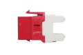 Belden AX104190 Cat-6 RJ-45 Modular For Face plate - Red