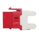 Belden AX104190 Cat-6 RJ-45 Modular For Face plate - Red