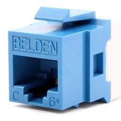 Belden AX104193 Cat 6 UTP Modular For Face Plate - Blue