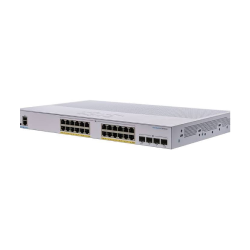 Cisco Business CBS350-24P-4X 24-Port Gigabit PoE+ Managed Switch with 4×10G SFP+