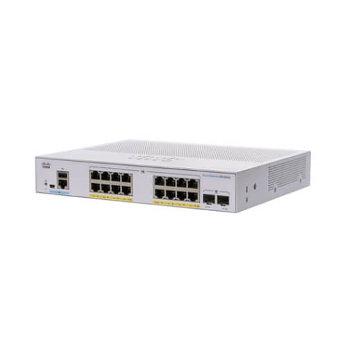 Cisco CBS350-16P-2G-UK 16-Port Gigabit Managed PoE Switch