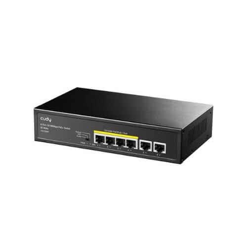 CUDY FS1006P 6-Port 10/100M PoE+ Switch