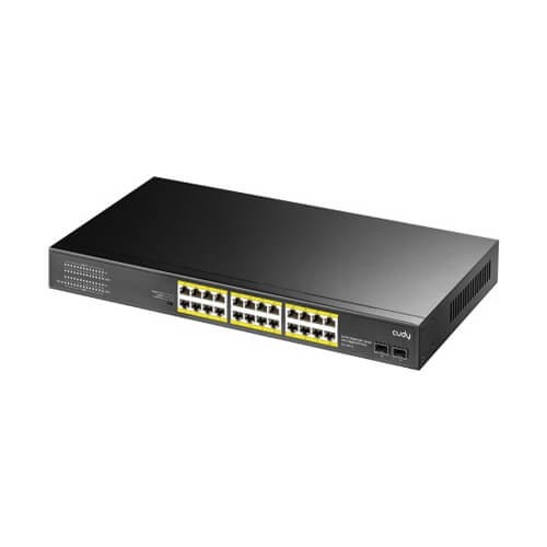  CUDY GS1028PS2 24-Port Gigabit POE+ Switch