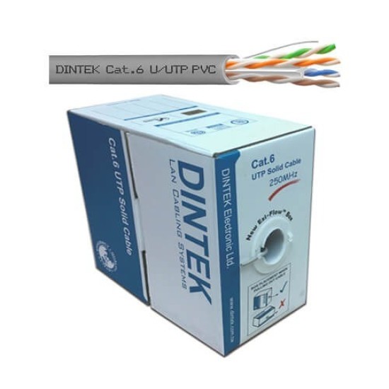 Dintek Cat6 23AWG UTP Solid Cable 305M | 1101-04004CH