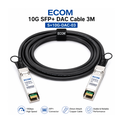 ECOM S+10G-DAC-03 10G SFP+ DAC Cable 3 Meter