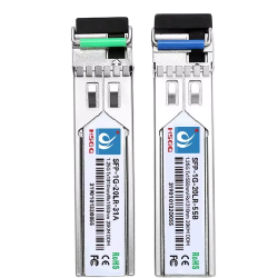 HSGQ 1.25G SFP Module 20KM Single Mode SC BIDI Optical Transceiver