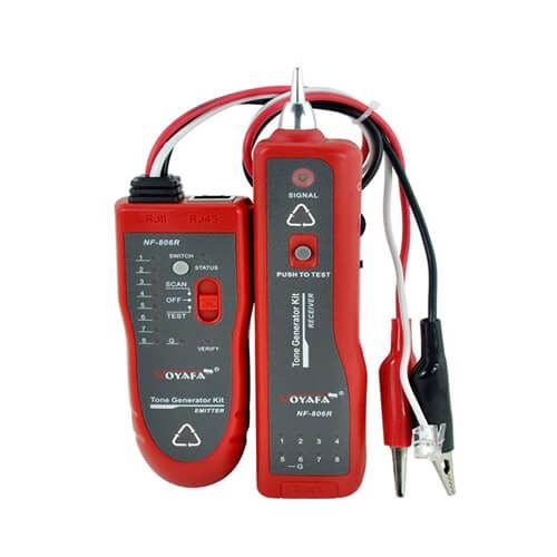 Kelushi NF-806R LAN Wire Tracker Telephone Cable Tester With Headphone