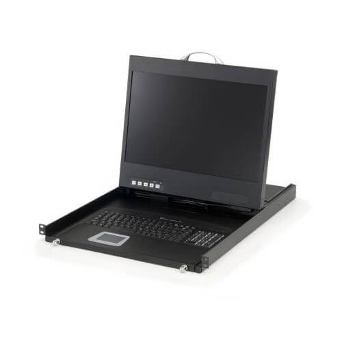 LevelOne KVM-8901US 19″ Widescreen LCD KVM Rack Console