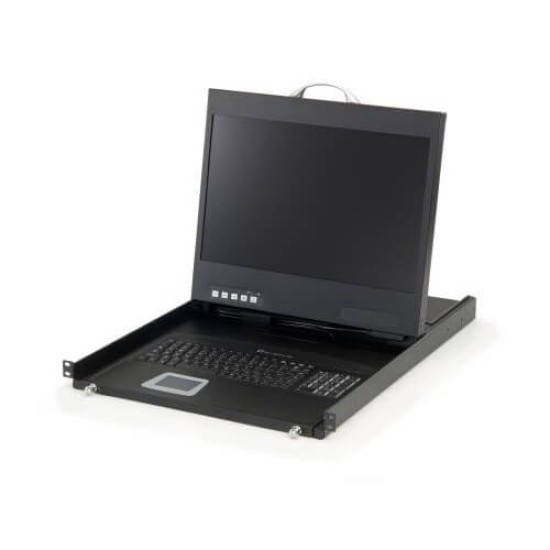 LevelOne KVM-8901US 19″ Widescreen LCD KVM Rack Console