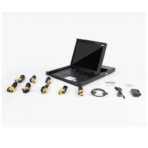 MTVIKI KVM Console 8 Port with connecting cable (VGA Type)