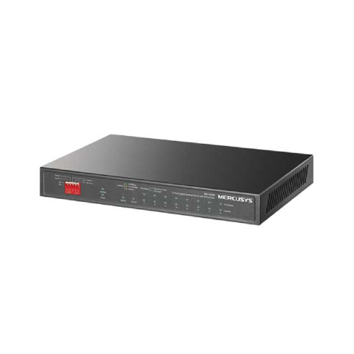 MERCUSYS MS110GMP 10-Port Gigabit Desktop Switch with 8-Port PoE+ (111W PoE Budget)
