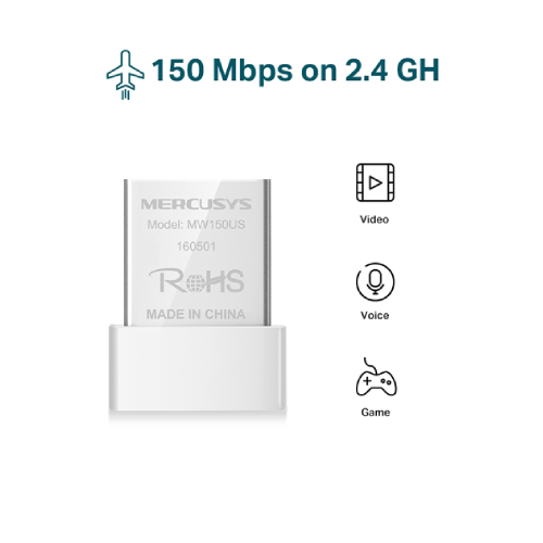 Mercusys MW150US N150 Wireless Nano USB Adapter