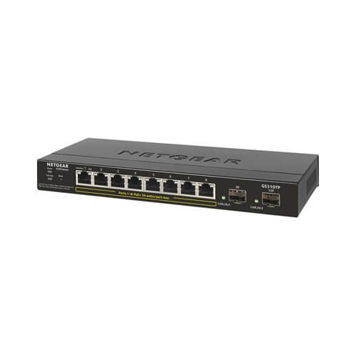NETGEAR GS310TP 8-Port Gigabit POE+ Managed Switch