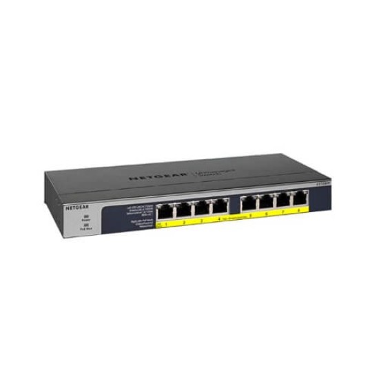 NETGEAR GS108PP 8 +4 PoE Port Pro Safe Gigabit PoE Switch