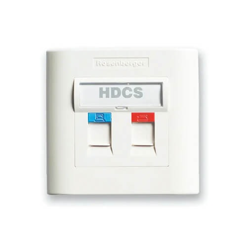 Rosenberger Dual Port Faceplate | CP21-112-10