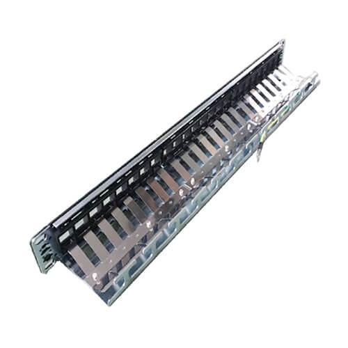 SafeNet 24-Port Shielded Patch Panel with Modular | 10-1240BK