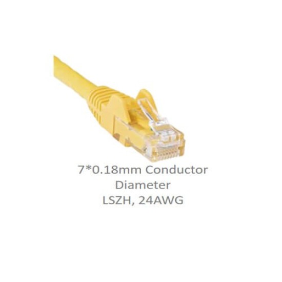 SafeNet 2M Cat6 LSZH UTP Patch Cord | 34-3021YL