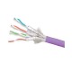 Safenet Cat7 S/FTP LSZH Solid Cable 23AWG Purple 305M Roll | 52-5351PL