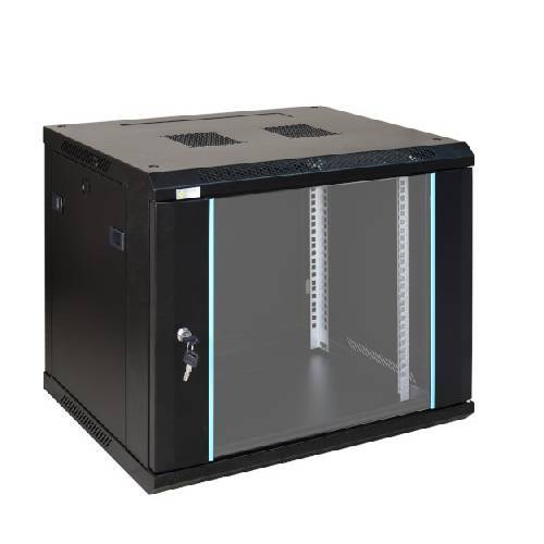 Suntec SW2.6606.FP.B Single Section Wall Mounted Rack/Cabinet