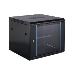 Suntec SW2.6612.FP.B Single Section Wall Mounted Rack/Cabinet