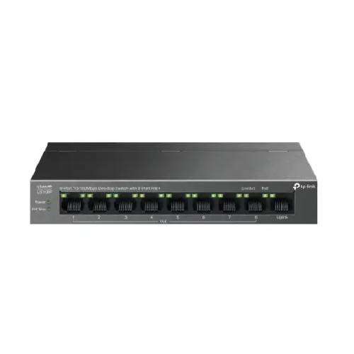 TP-Link LS109P 9-Port 10/100Mbps PoE Switch With 8-Port PoE+