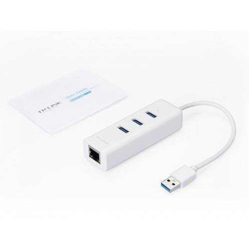 TP-Link UE330 USB 3 Port HUB With Gigabit Ethernet Port
