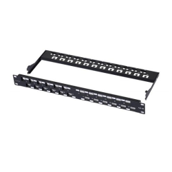 Vivanco Cat6A 24-Port Patch Panel | VPCPUFA241BA