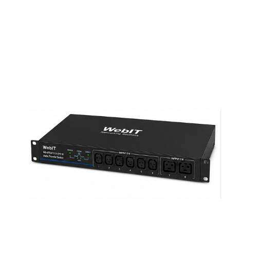 WebIT WB-STS-6C13+2C19 8-Port Static Transfer Switch