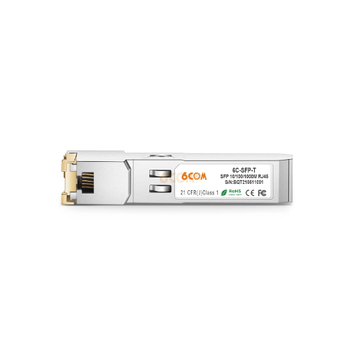 6COM 6C-SFP-10G-T Copper SFP+ Module (100M/1G/2.5G/5G/10G)