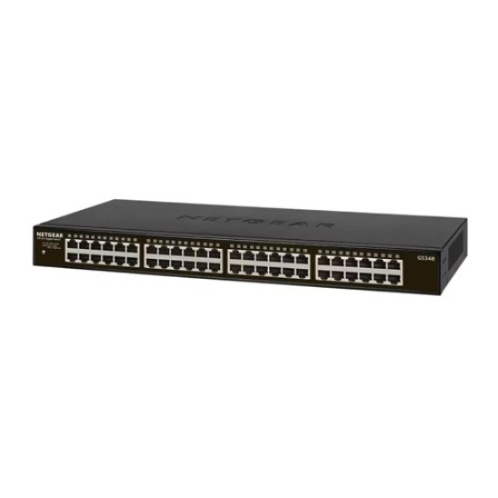 NETGEAR GS348 48-Port Gigabit Unmanaged Rackmount Switch